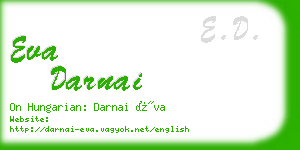 eva darnai business card